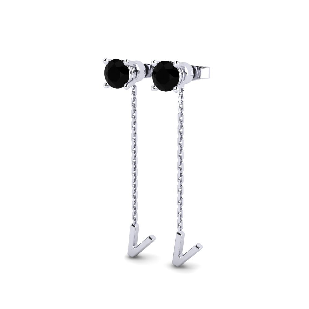 Black Sapphire Women's Earring Aundrea V