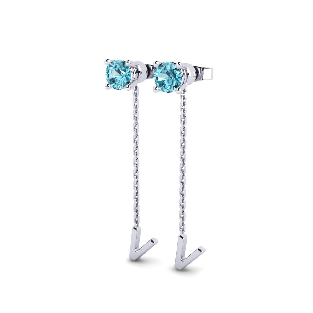 Blue Zircon Women's Earring Aundrea V