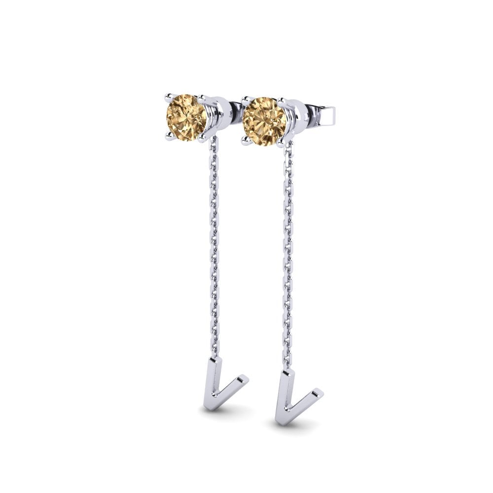 Brown Diamond Women's Earring Aundrea V