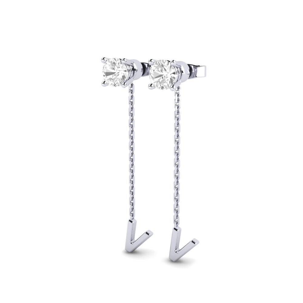 White sapphire Women's Earring Aundrea V