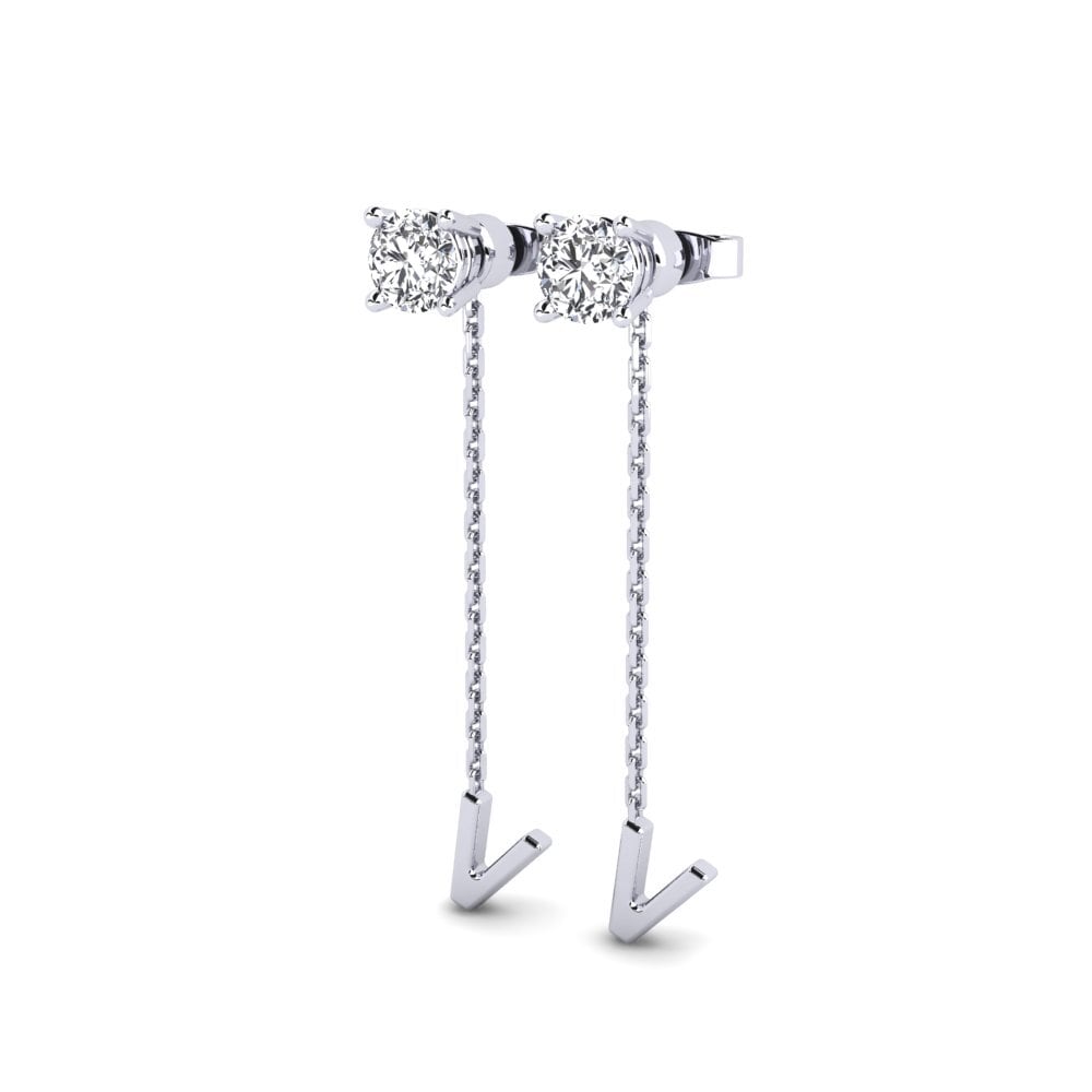 Lab Grown Diamond Women's Earring Aundrea V