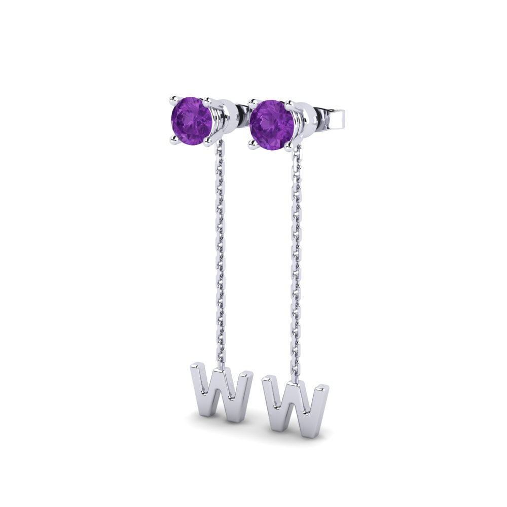 Amethyst Women's Earring Aundrea W