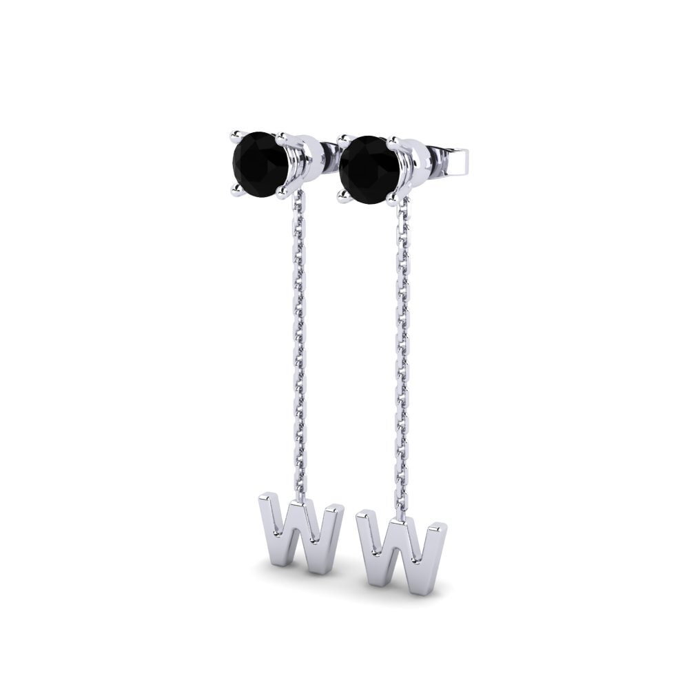 Black Sapphire Women's Earring Aundrea W