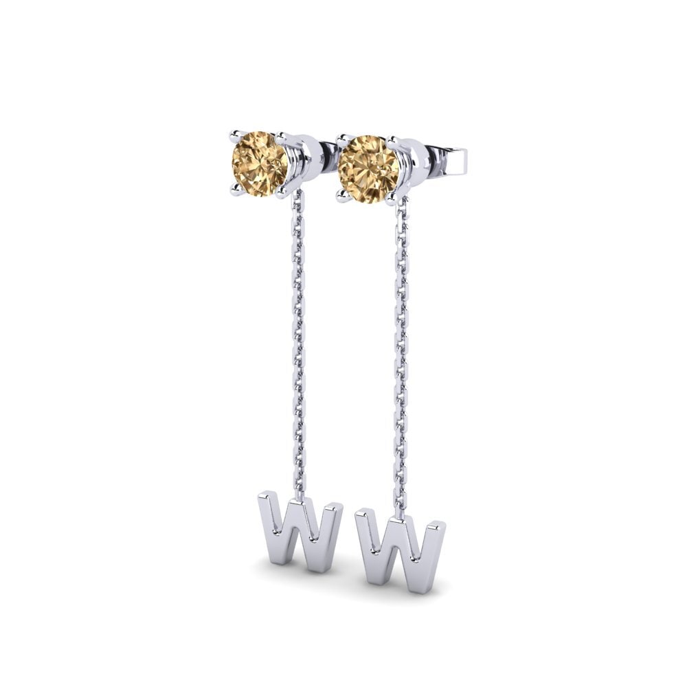 Brown Diamond Women's Earring Aundrea W