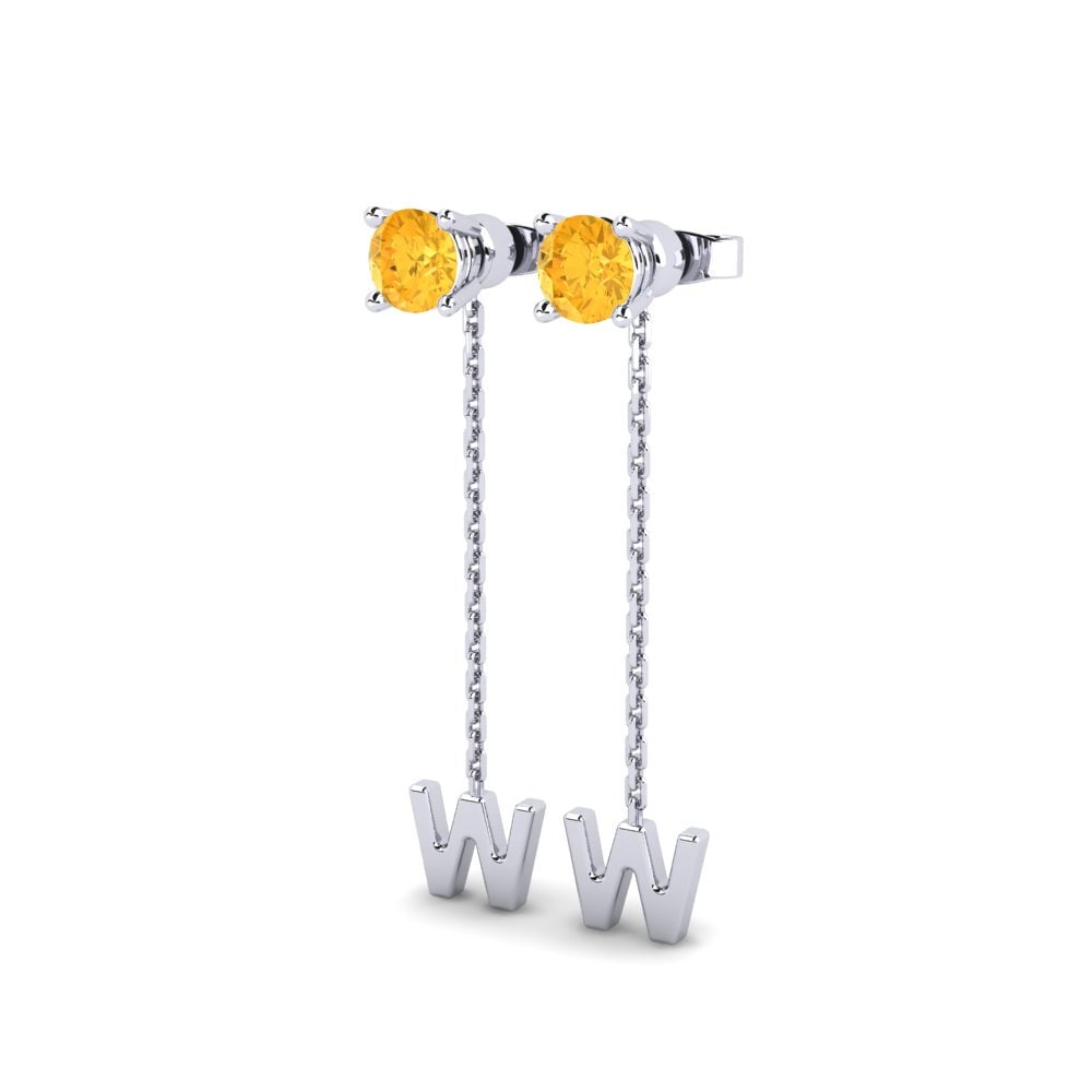 Citrine Women's Earring Aundrea W