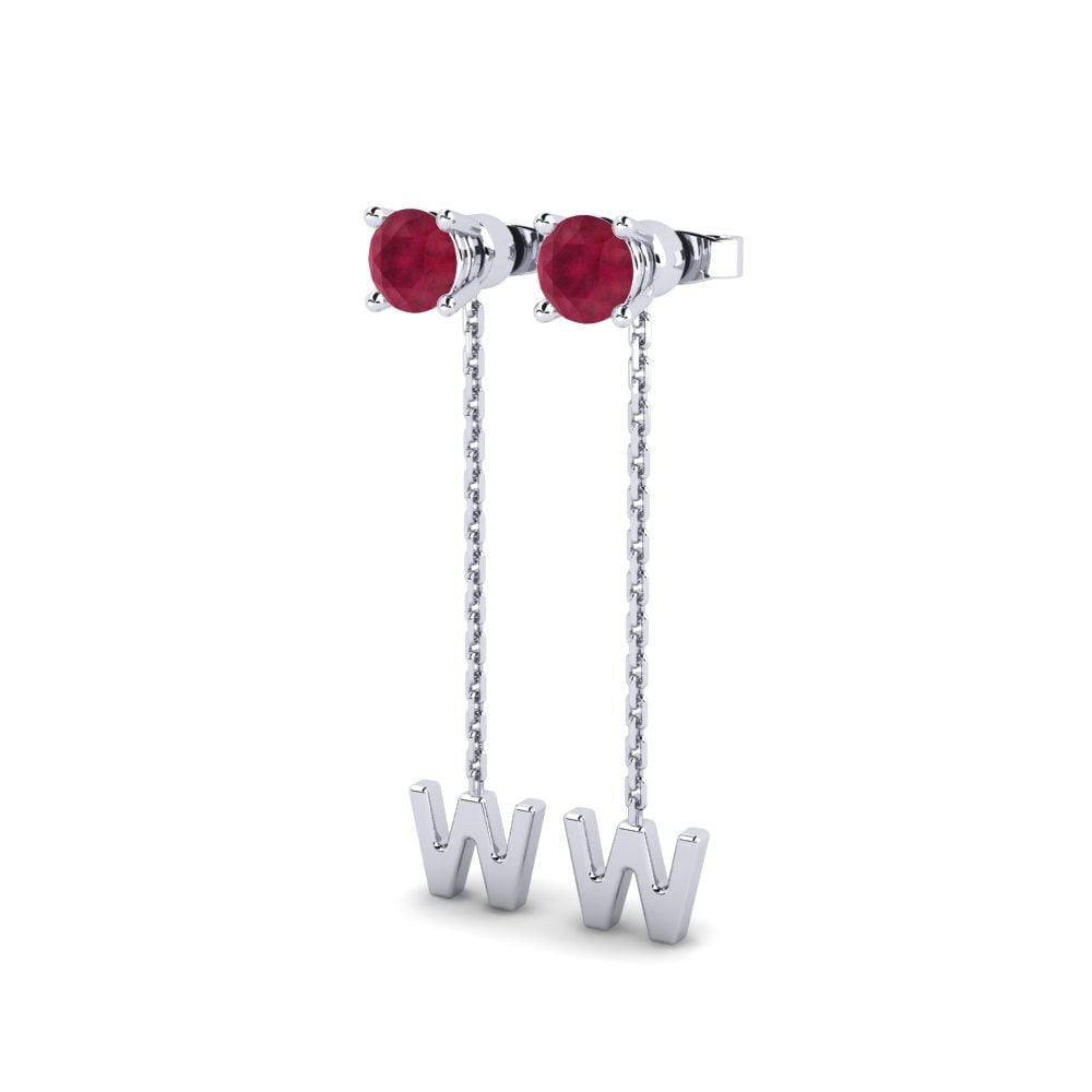 Ruby Women's Earring Aundrea W
