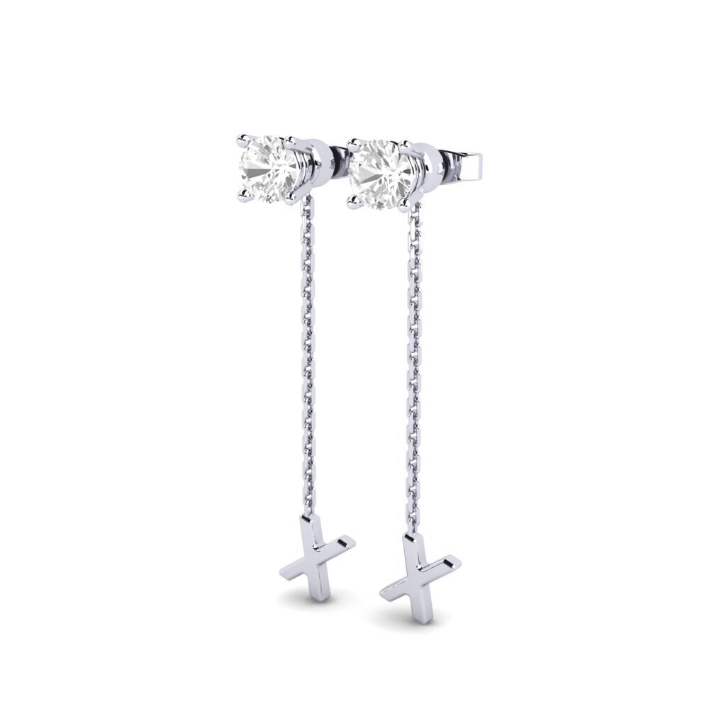 White sapphire Women's Earring Aundrea X