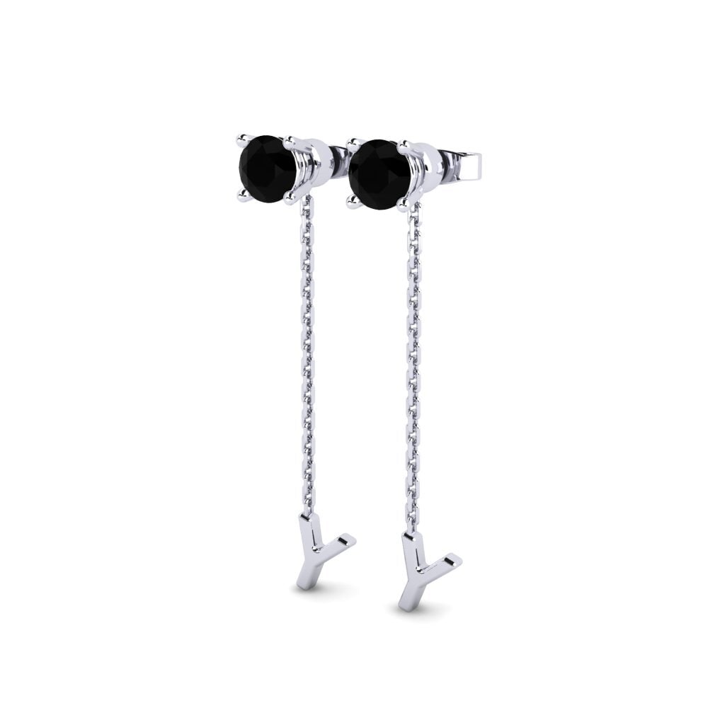 Black Sapphire Women's Earring Aundrea Y