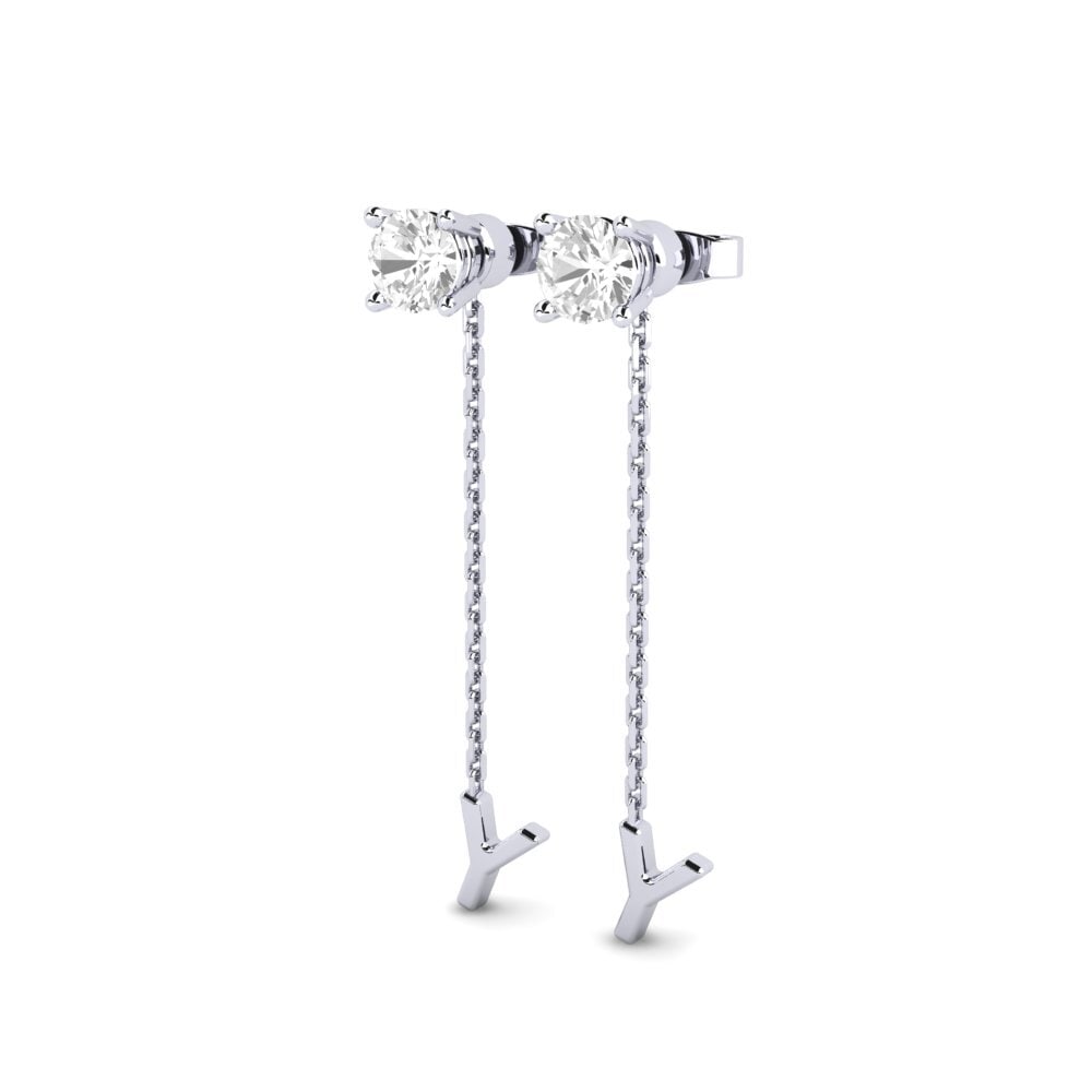 White sapphire Women's Earring Aundrea Y