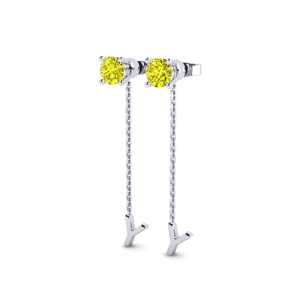 Yellow Diamond Women's Earring Aundrea Y