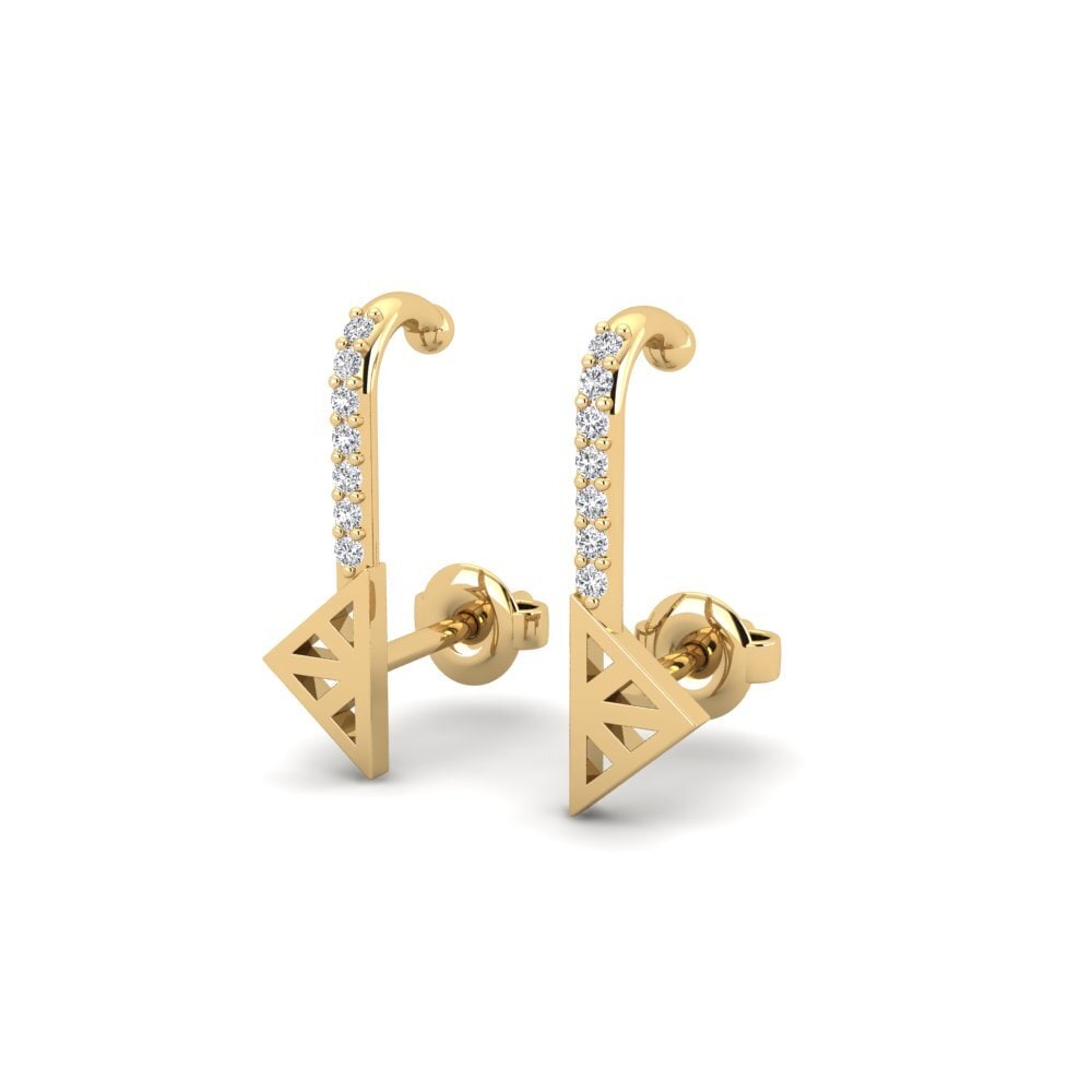 Diamant Damen ohrring Aureli - A