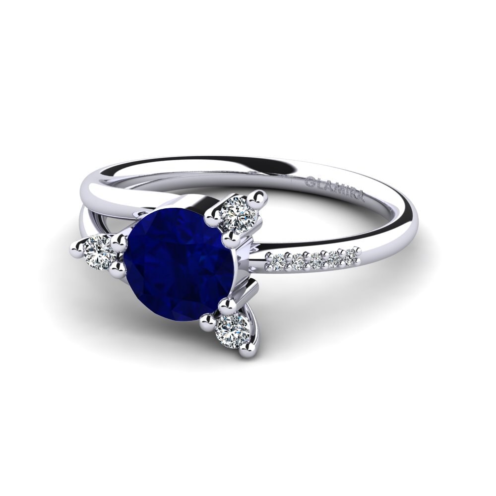Zafiro Anillo de compromiso Auritia
