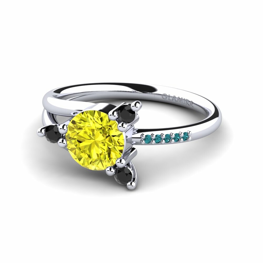 Side-Stone Engagement Ring Auritia