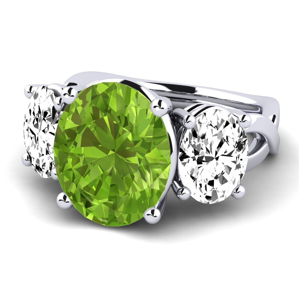 Peridoto Anillo Aurkene
