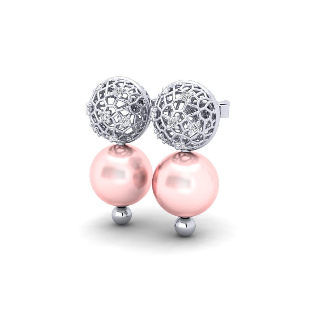 18ct White Gold Women's Earring Ausmus