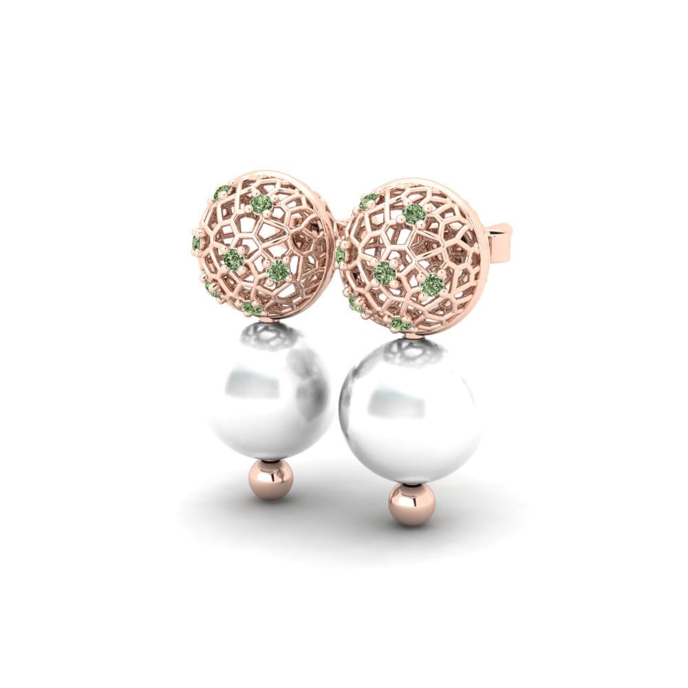 Diamante Verde Pendiente de mujer Ausmus