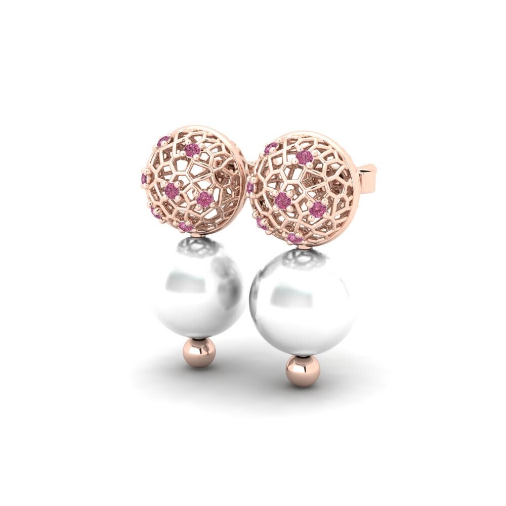 Rhodolite Garnet Women's Earring Ausmus