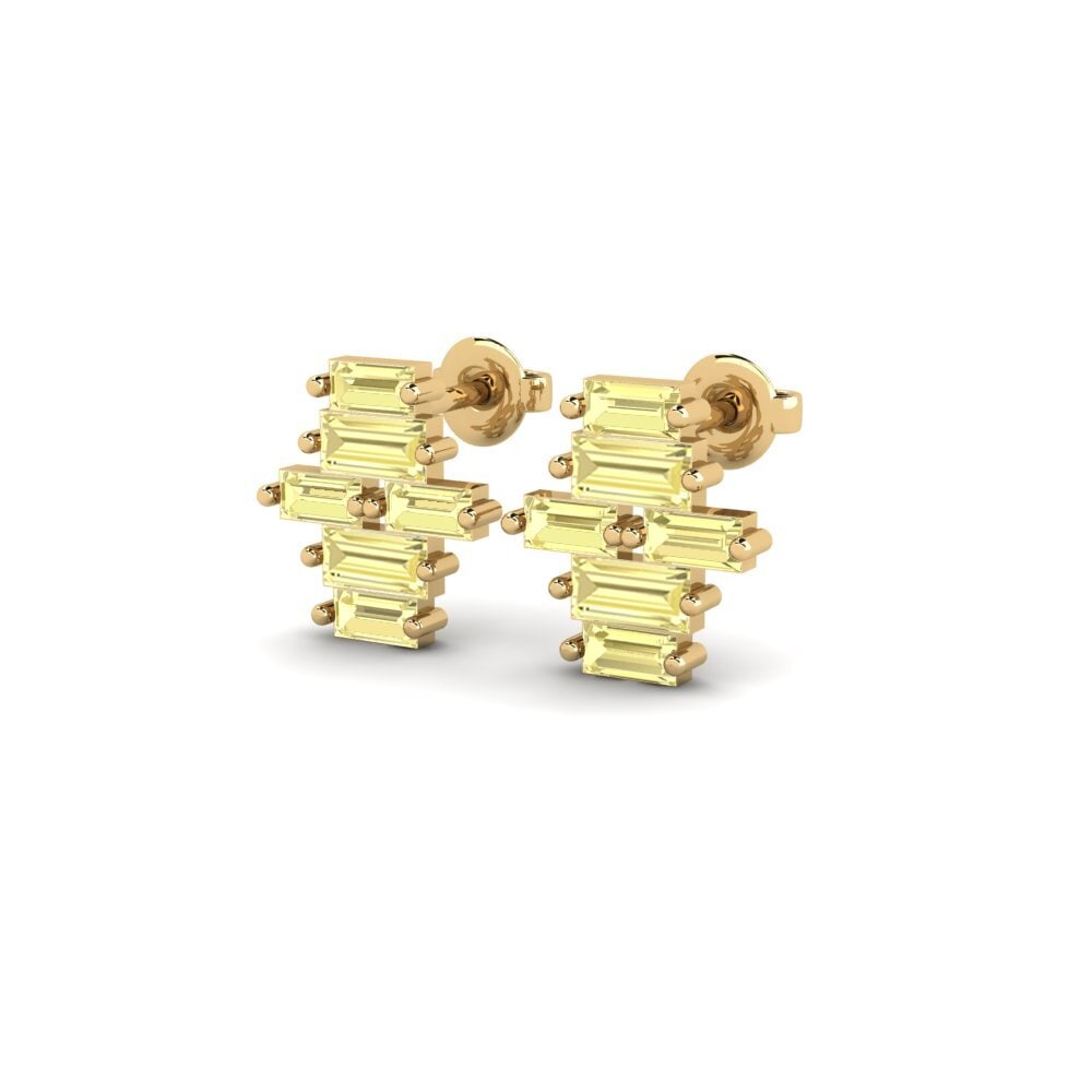 Yellow Sapphire Women's Earring Automate