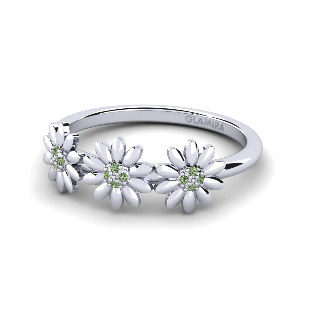 Diamante Verde Anillo Avehenfer