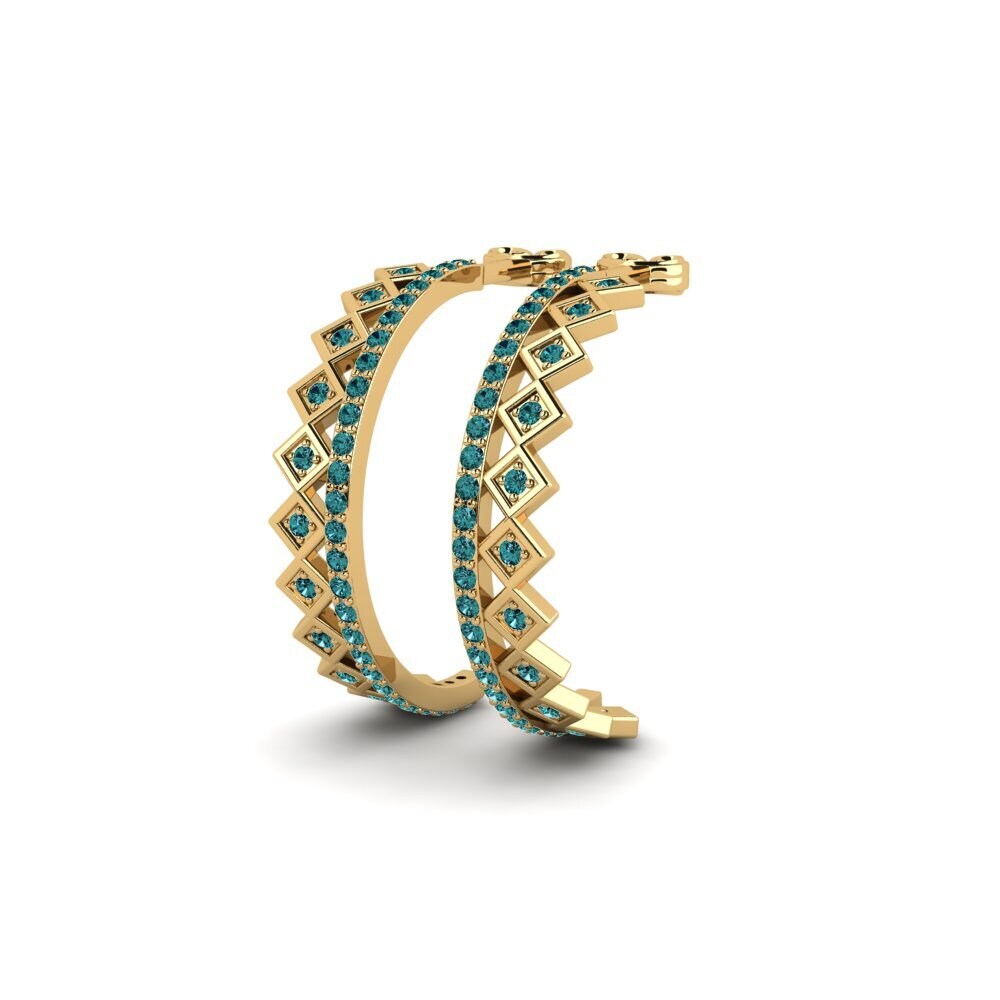 Blue Diamond Women's Earring Avishag