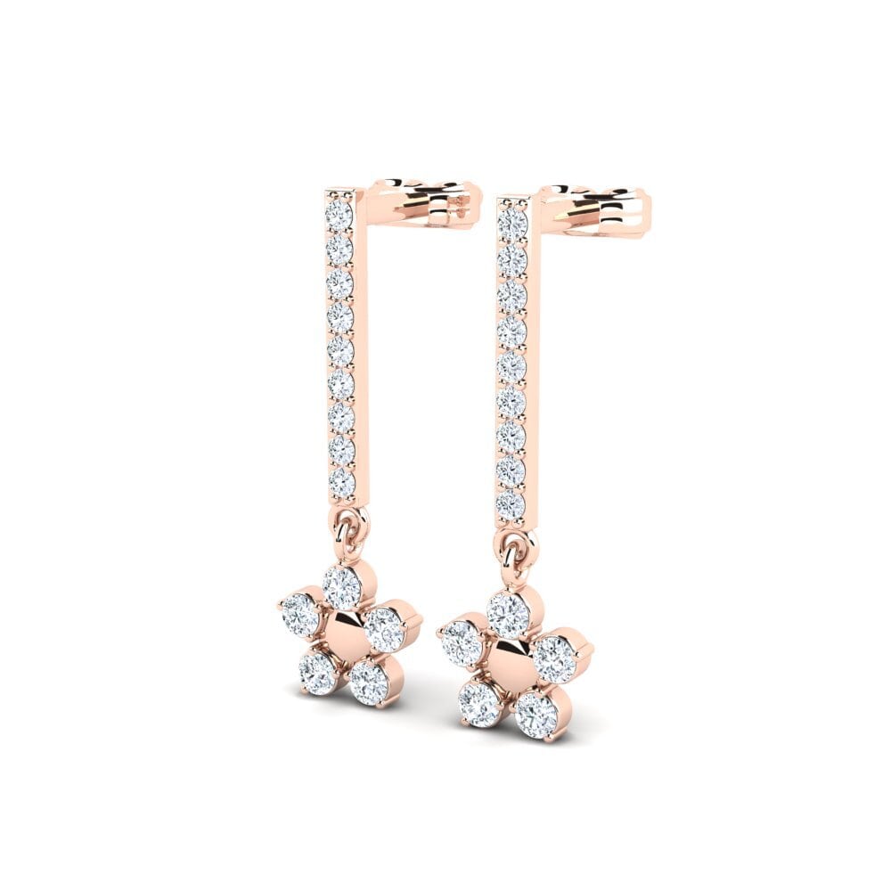 9ct Rose Gold Women's Earring Avner