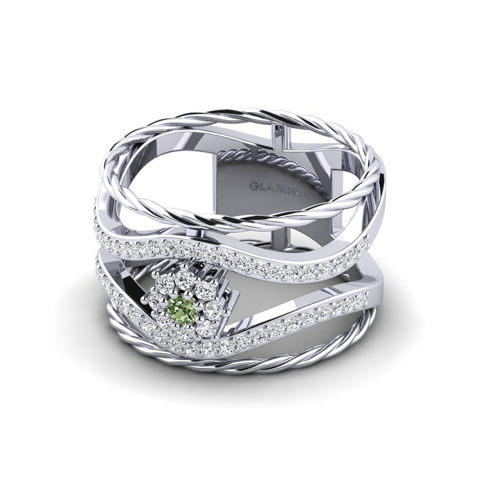 Green Diamond Ring Avoriaz