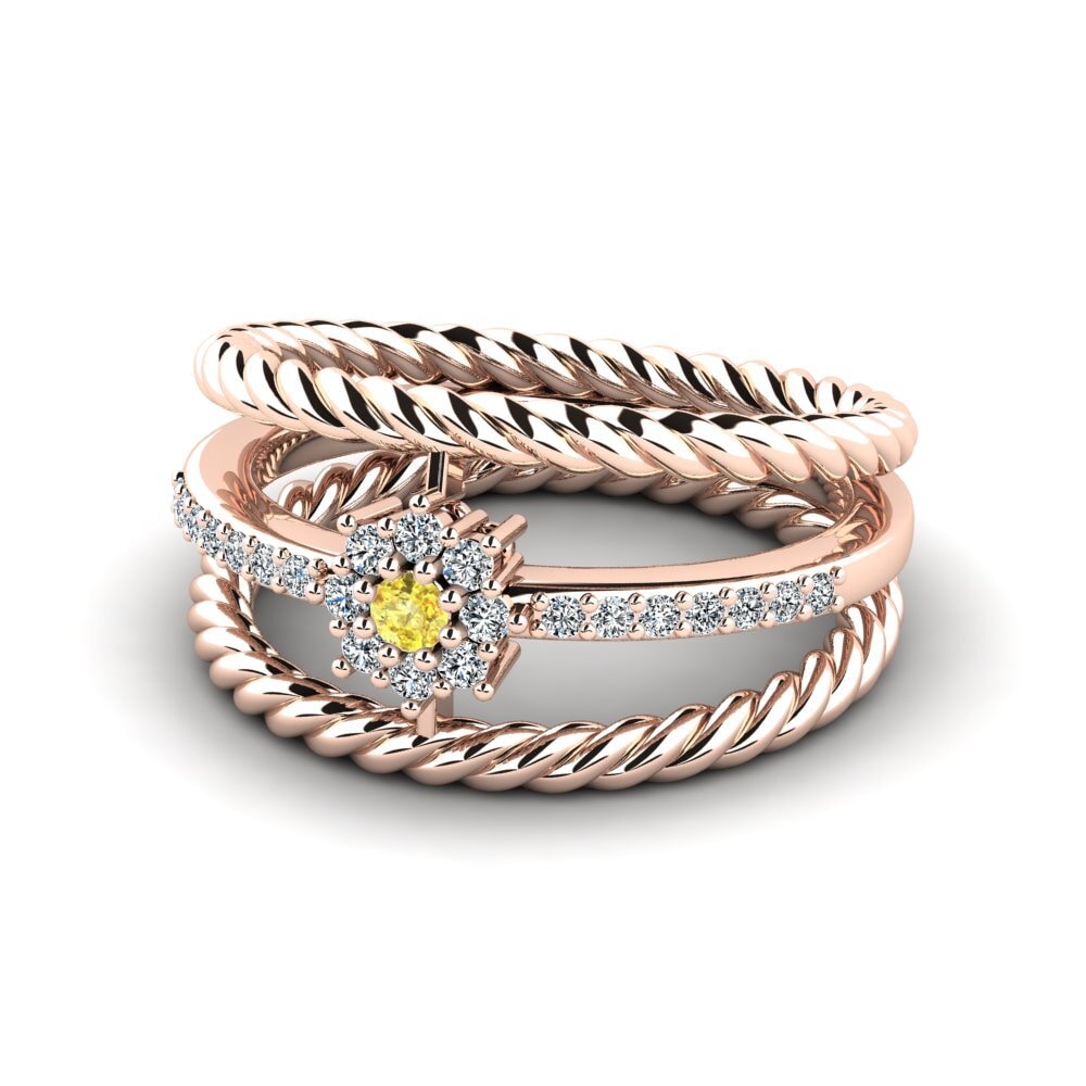 Yellow Sapphire Ring Avrechy