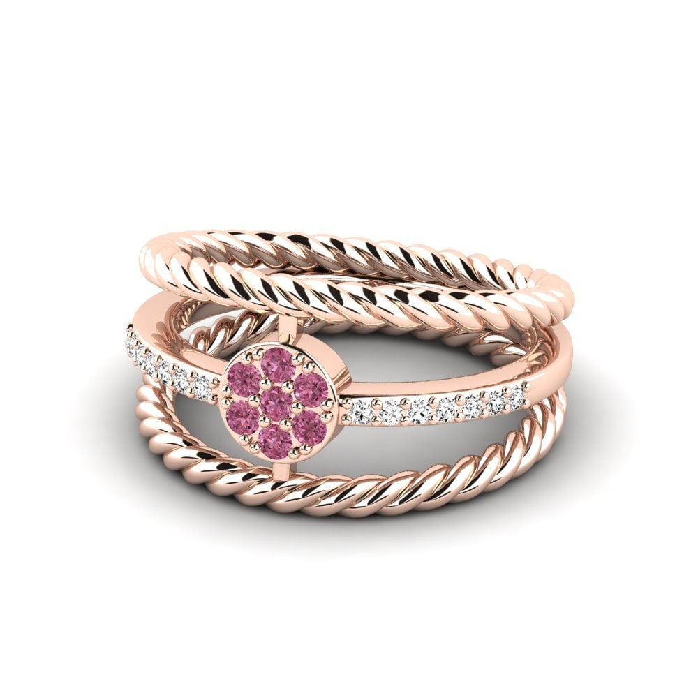 Rhodolite Garnet Ring Avree