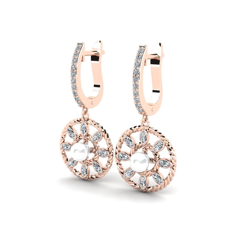 14ct Rose Gold Women's Earring Avsil