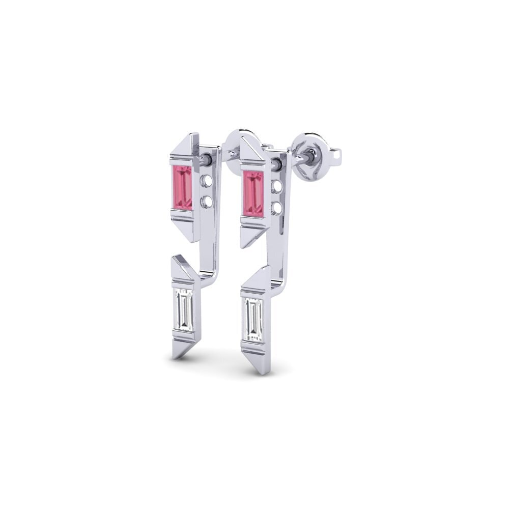 Pink Sapphire Women's Earring Awesome
