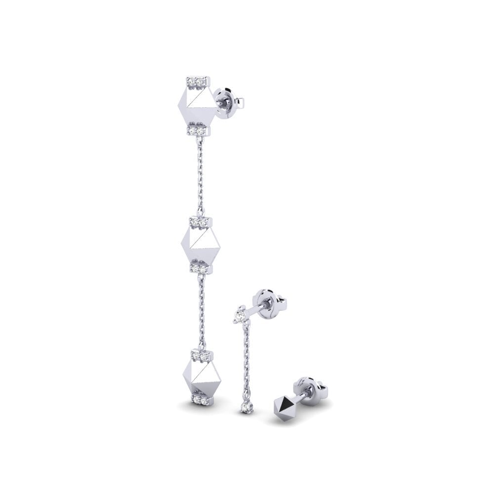 Paladio 950 Pendiente de mujer Awmna - SET