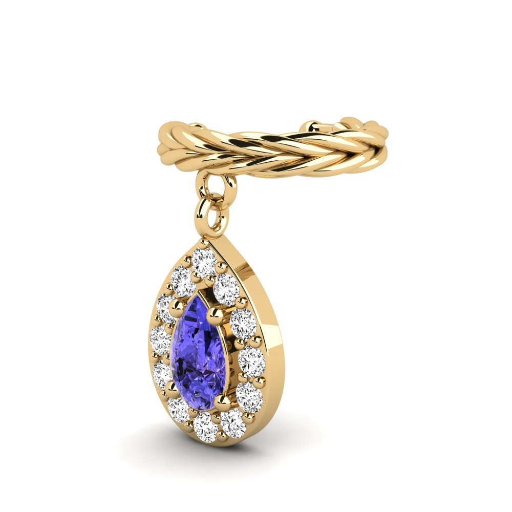 Tanzanite Boucle d'oreille femme Aybsiz