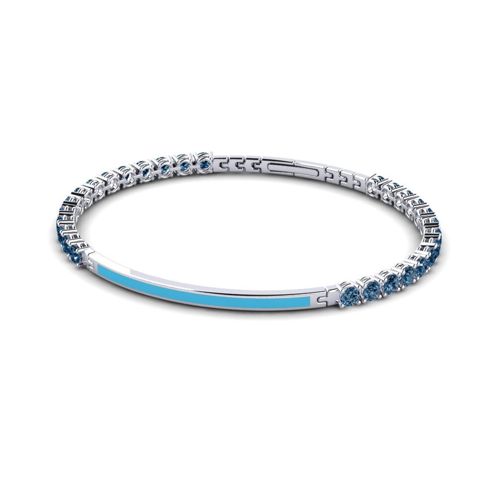 Bangles Blue Diamond Bracelets