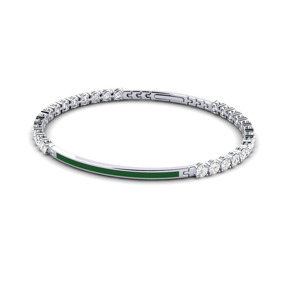 Bangles White sapphire Bracelets