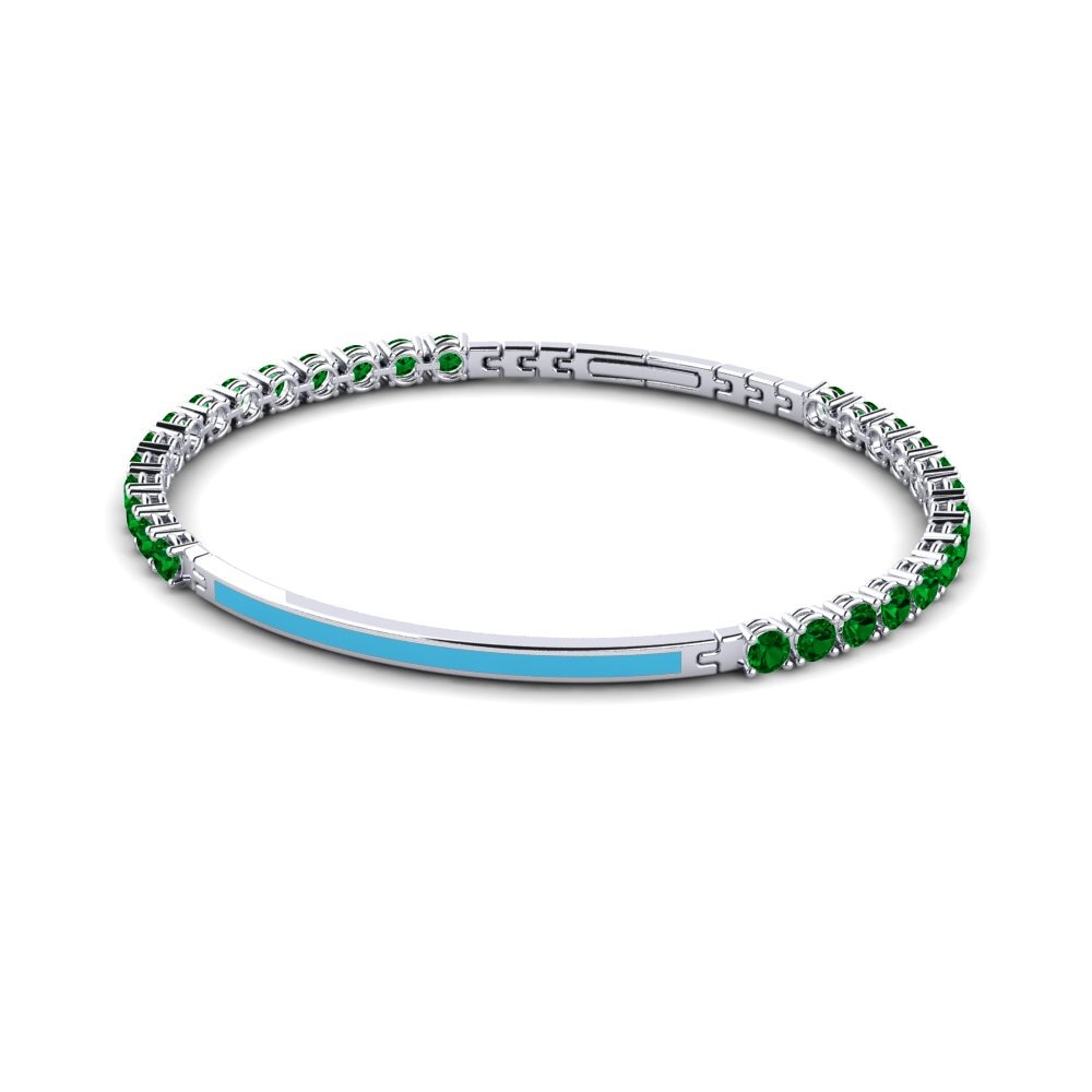 Bangles Green Zirconia Bracelets