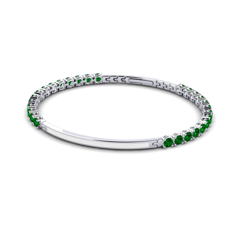 Bangles Green Zirconia Bracelets