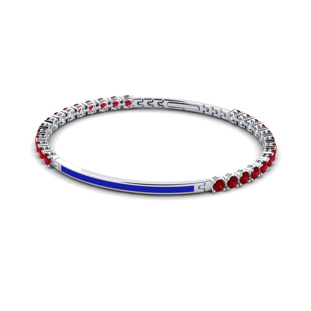 Pulseiras Pulseiras Zircônia Vermelha