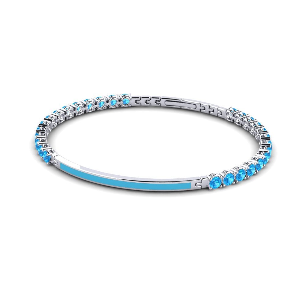 Bangles Blue Topaz Bracelets
