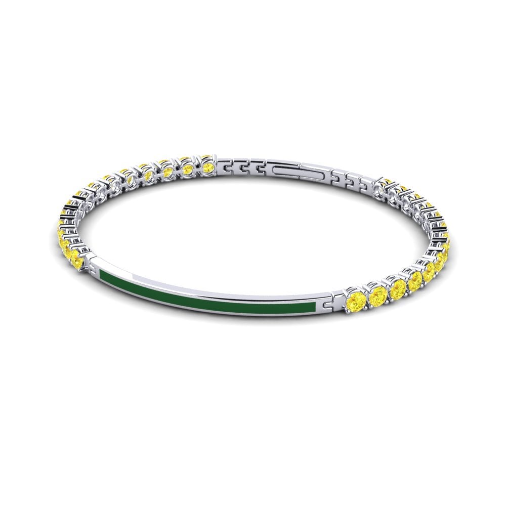 Bangle Yellow Sapphire Bracelets