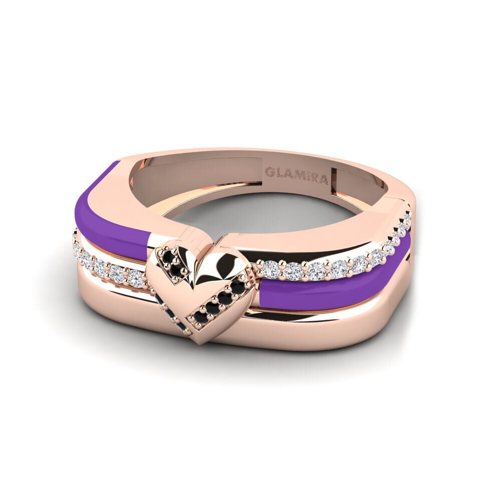 Zafiro negro Anillo Azora