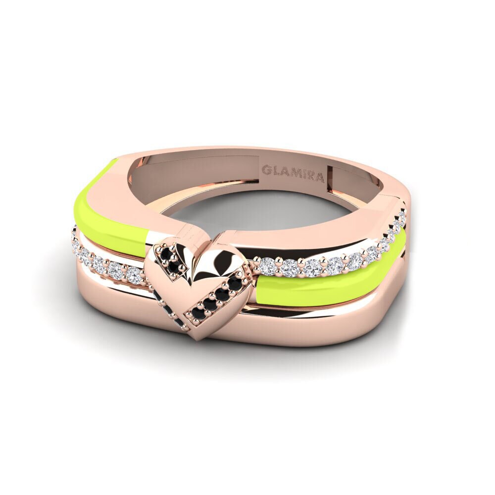 Schwarzer Diamant Ring Azora