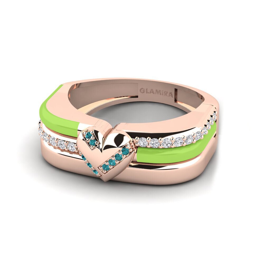 Blauer Diamant Ring Azora
