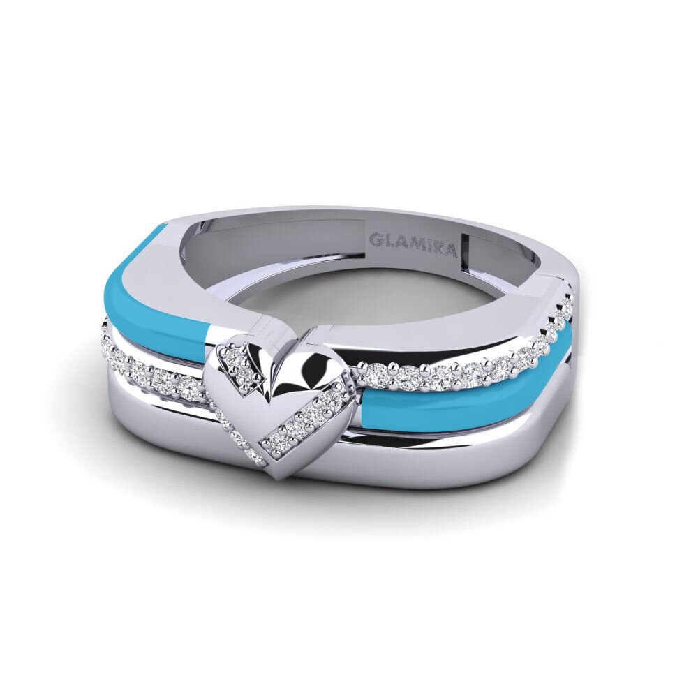 Weißgold 375 Ring Azora