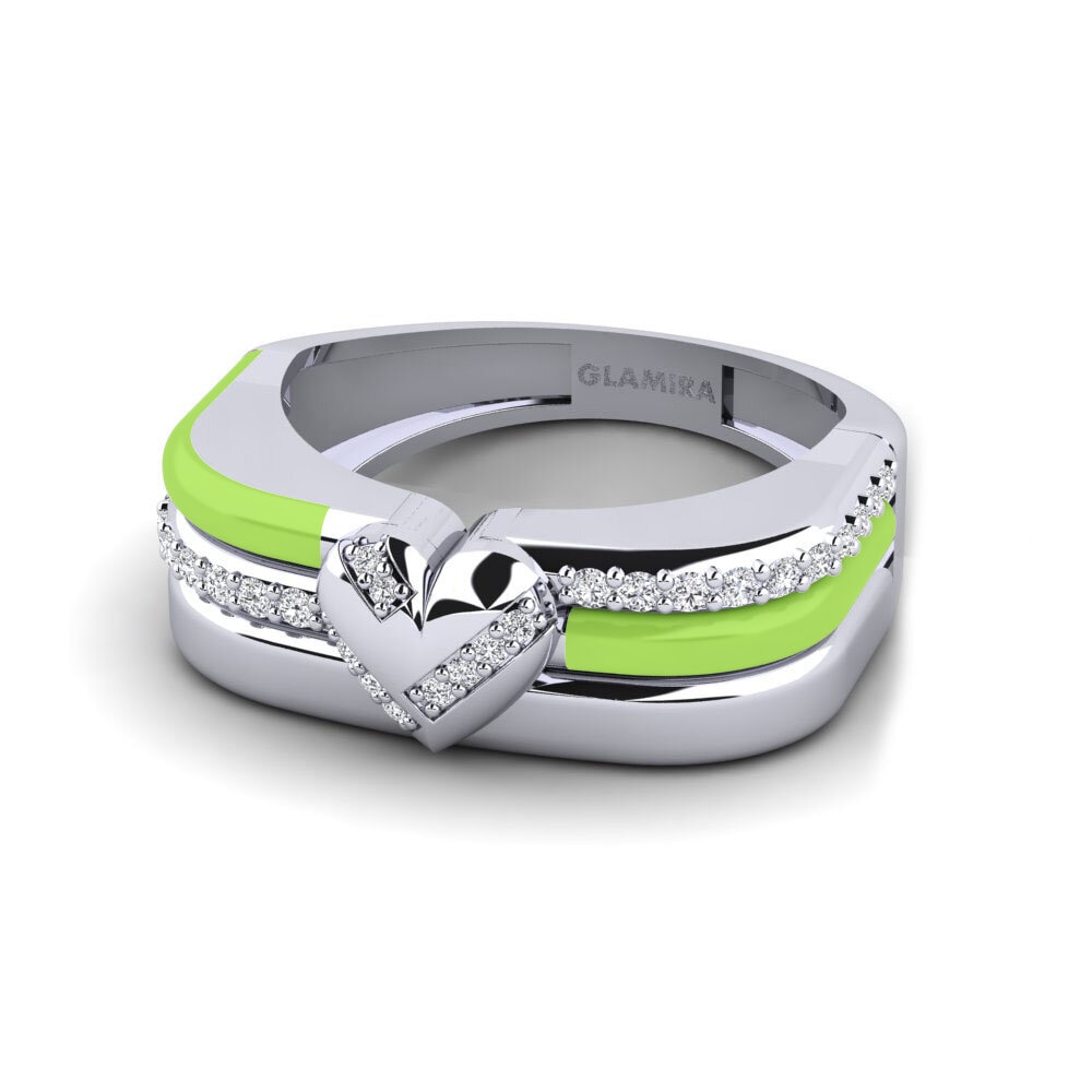 14ct White Gold Ring Azora