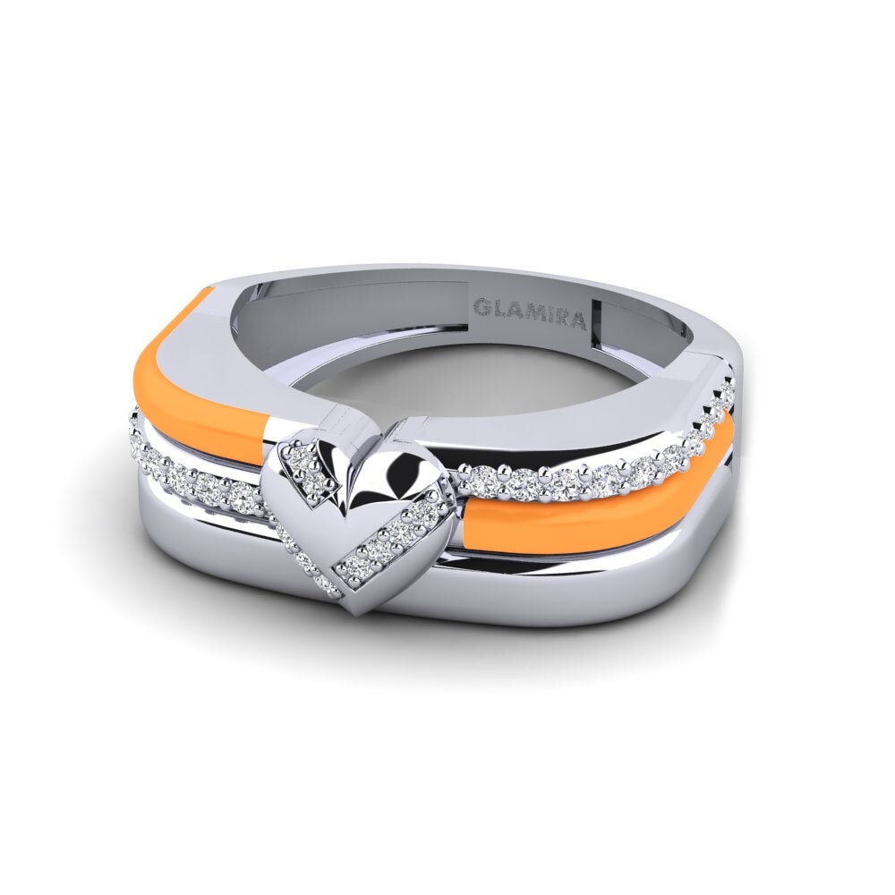 14ct White Gold Ring Azora