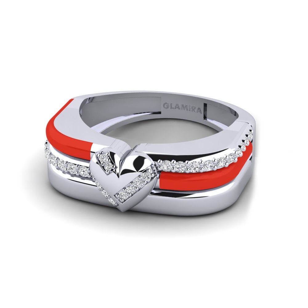 Weißgold 375 Ring Azora