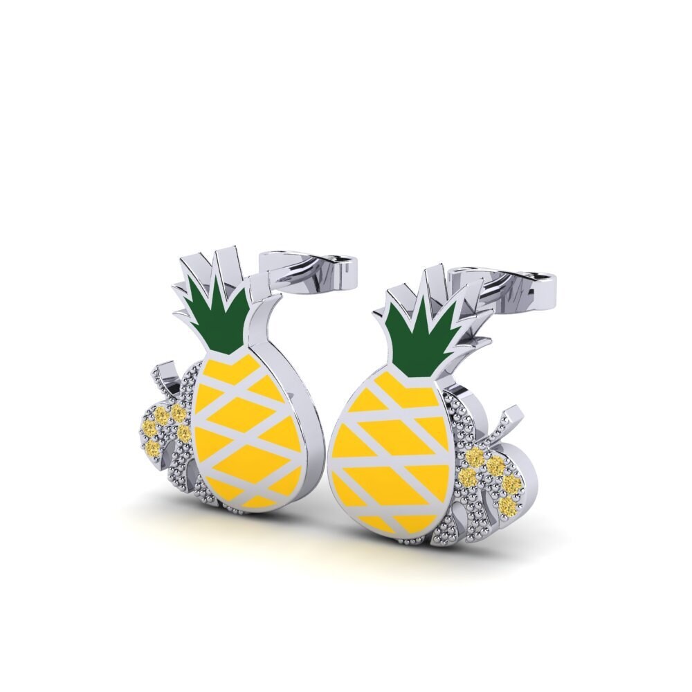 Yellow Diamond Women's Earring Baali