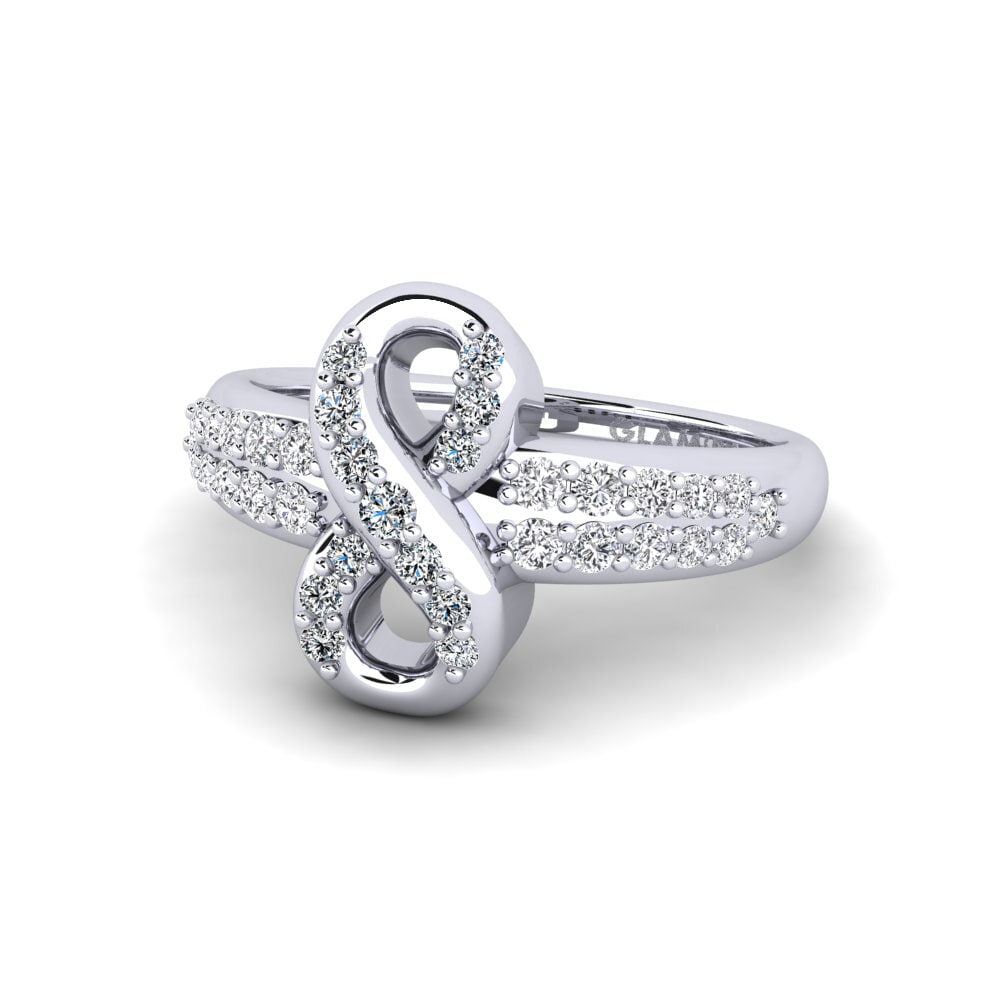 Zirkonia Pinker Ring Badelove