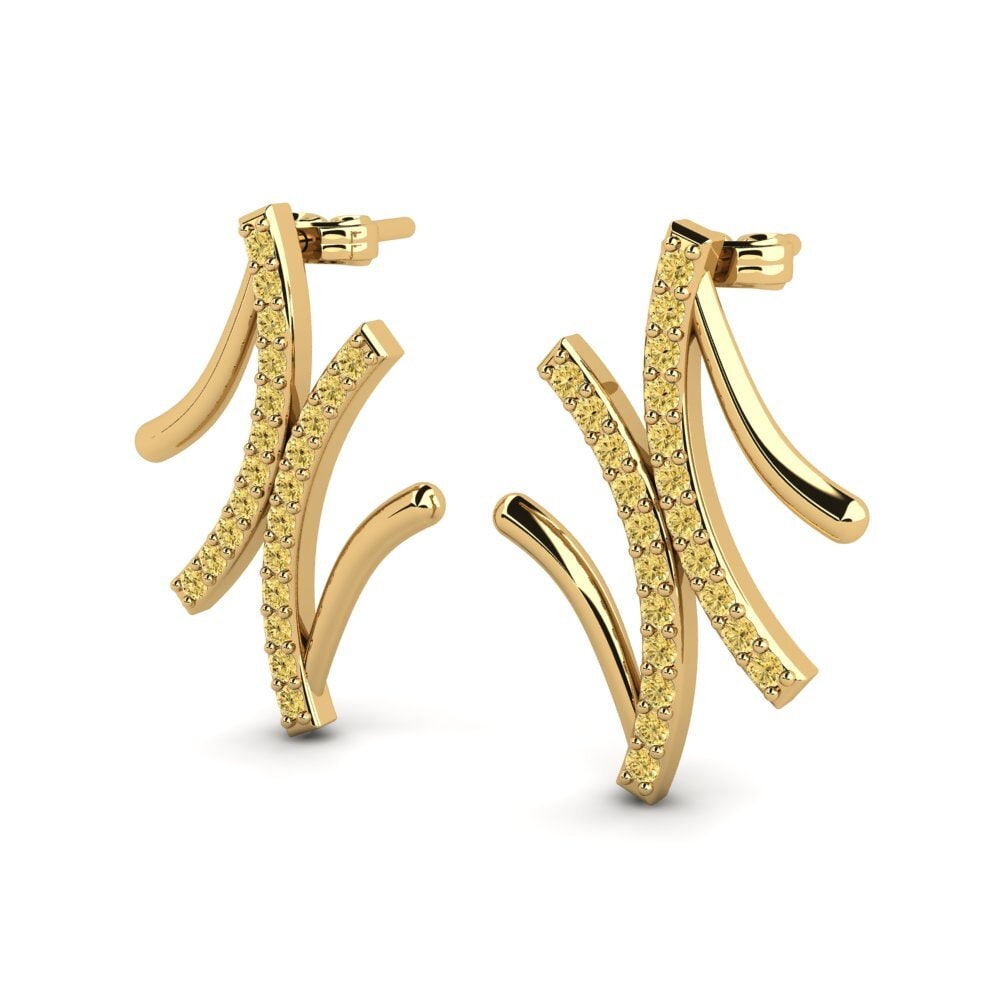 Yellow Diamond Women's Earring Bagliore