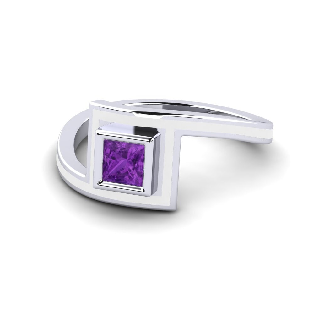 Amethyst Verlobungsring Bahoue